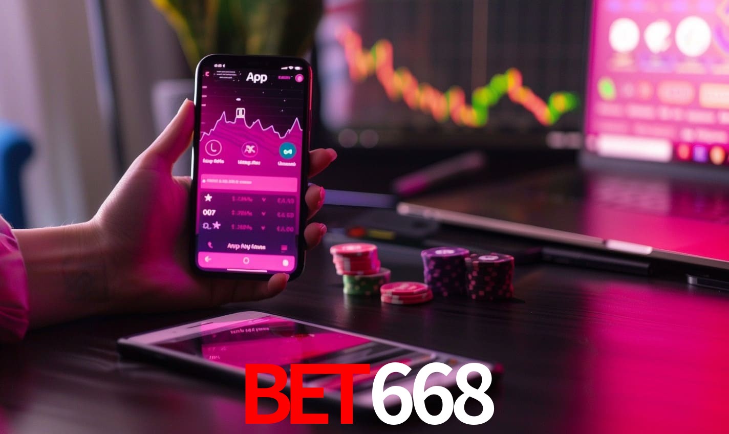 Comparação APP mobile vs versão web da BET668
